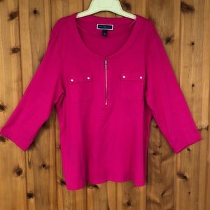Karen Scott Dark Pink shirt